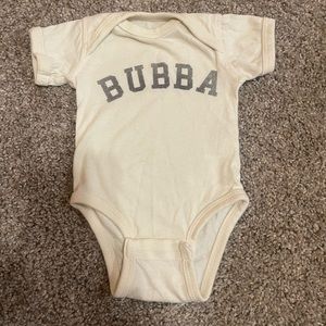 Newborn ‘bubba’ onesie